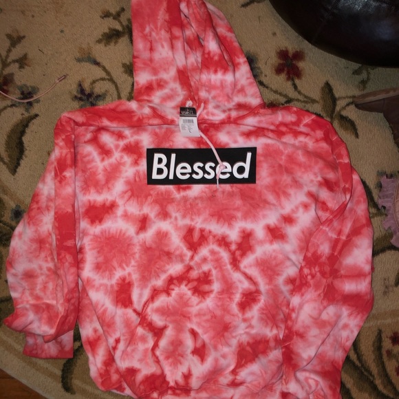 Rue21 | Shirts | Red Tiedye Hoodie 